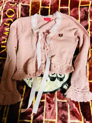 [새상품급] BABY 플레어 소매 가디건