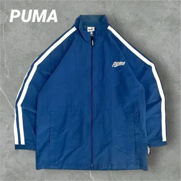 [ 레어 아이템 ] PUMA 나일론 자켓 히트유니온 90s 블루 L