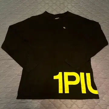 1PIU1UGUALE3 RELAX 블랙 롱 T