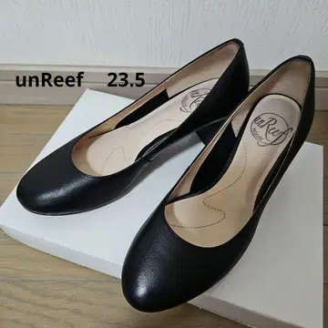 unReef 라운드토 플레인 펌프스 [ 23.5 ] 블랙