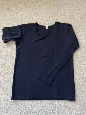 quadro V넥 긴팔 티셔츠