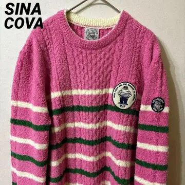 [ 레어 ] SINA COVA 시나코바 보아 니트 스웨터