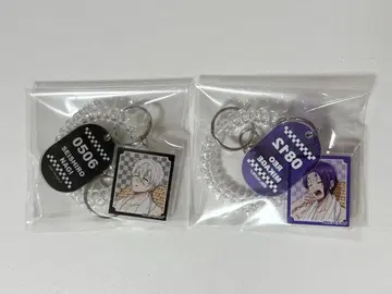 블루 록 x 극락탕 RAKUSPA 락카풍 키링 나기 레오 2개 세트