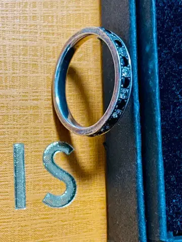 950 실버 블랙스톤 반지 아주 신비로운 반지