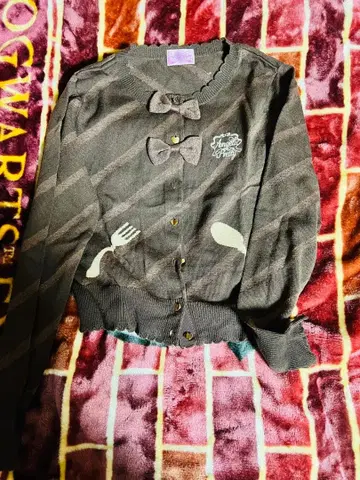 [ 새상품 ] 레어 Angelic Pretty 초코색 가디건