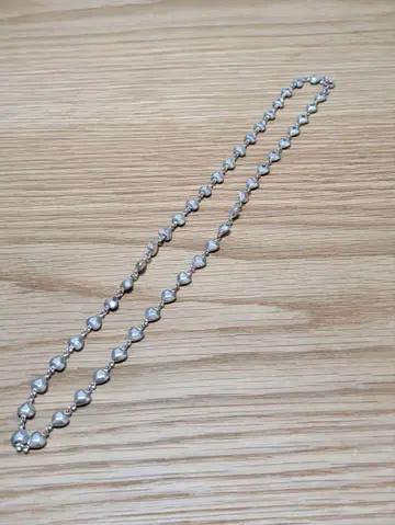 빈티지 하트 모티브 목걸이 silver925 s925