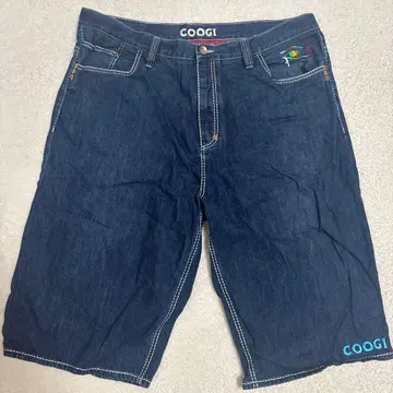 COOGI 다크 데님 숏팬츠 W46