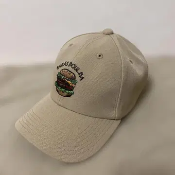 타라스부르바 캡 햄버거 자수 베이지 아웃도어 등산