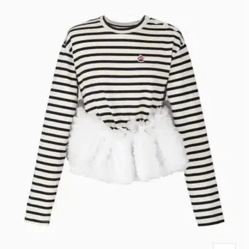 새상품 Bibiy FRANCINE TULLE TOP 블랙