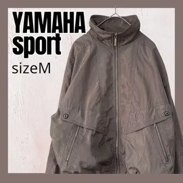 [80~90s] YAMAHAsport 브라운 나일론 자켓 블루종 M