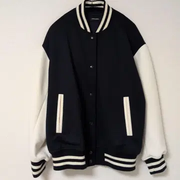 JOURNALSTANDARD 네이비 화이트 바시티 자켓