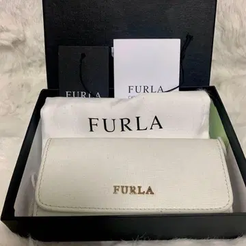 [ 미사용 ] FURLA 훌라 키케이스 화이트