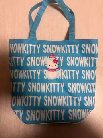 산리오 헬로키티 스노우 눈사람 백 2001년