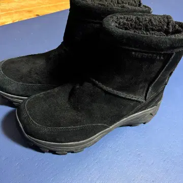 MERRELL 스웨이드 가죽 블랙 숏부츠