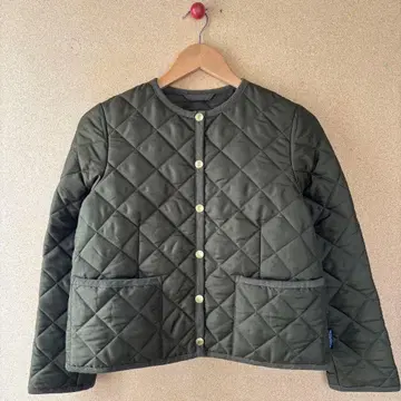 트래디셔널 웨더웨어 아클리 카키 퀼팅 자켓