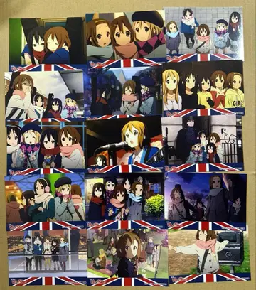 영화 케이온! 페어 특전 런던 여행 기념 사진풍 브로마이드 15장