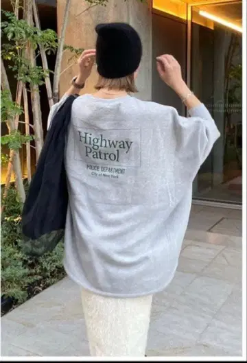 GOOD ROCK SPEED NYC 라운드 맨투맨 그레이