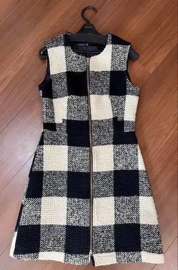 셰리에 sheller 체크 원피스