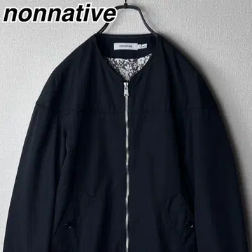 nonnative 노카라 자켓 풀 집업 블랙 논네이티브