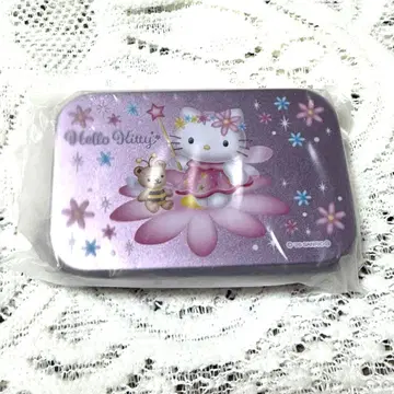 산리오 헬로키티 캔 케이스 플라워 페어리