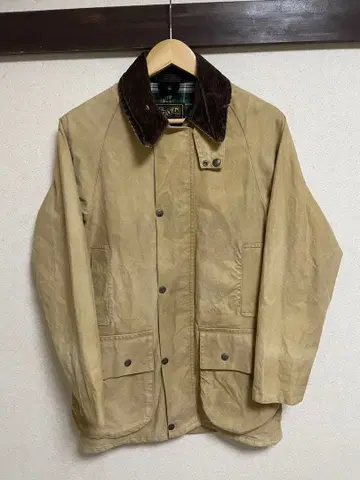 오일 재킷 오일 세척 완료 베이지 잉글랜드제 덕 재킷풍