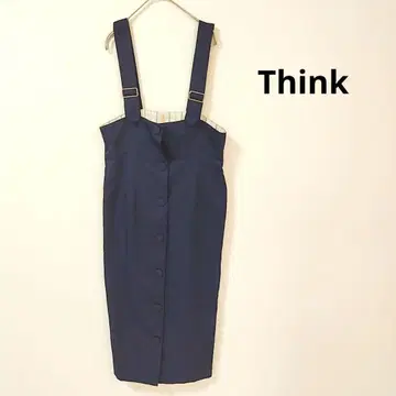 2.01 싱크 오버롤 살로펫풍 무릎 기장 스커트 얇은 소재