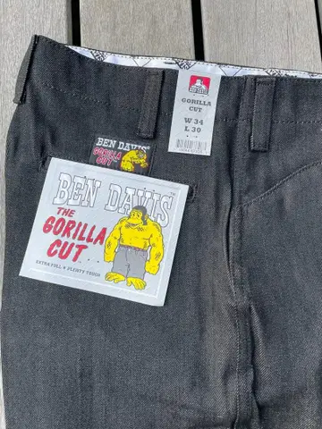 새상품 BEN DAVIS/벤데이비스 고릴라 컷 bk34