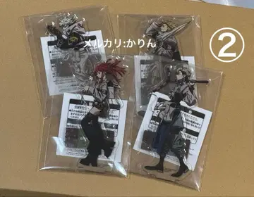 가치액터 스탠드 포함 아크릴 플레이트 남코 한정판 4개 세트 2