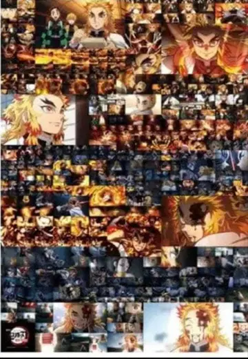 귀멸의 칼날 무한열차편 렌고쿠 쿄쥬로 전 컷 포스터