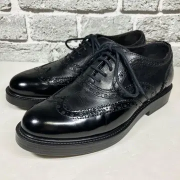 [새상품급] BOEMOS 여성용 가죽 신발 윙팁 23cm