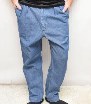 나노 유니버스 별주 LEE LB0420 트라우저 턱 데님 팬츠
