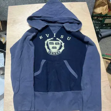 EVISU GENES 후드 부착 후드티