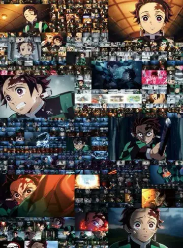 귀멸의 칼날 무한열차 카마도 탄지로 전컷 포스터