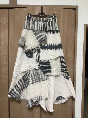 염색 롱 스커트