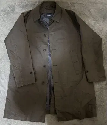 BEAMS 다크 브라운 트렌치코트 XL