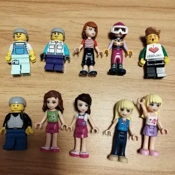 레고 미니 피규어 10개 덤 부품