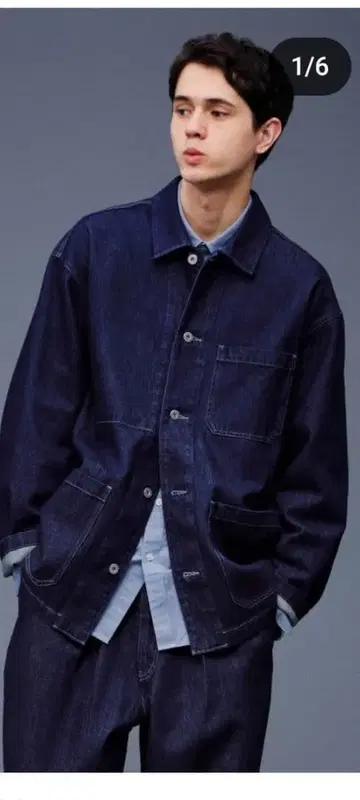 [ YouTuber 추천 ] 무인양품 커버올 M 사이즈 데님 카포크 혼방