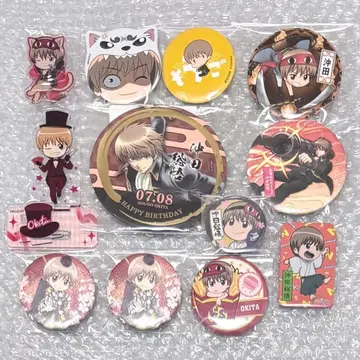 은혼 오키타 소고 캔뱃지 아크릴 스탠드 아크스타