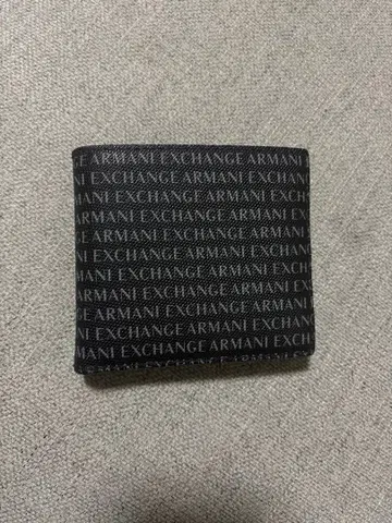 Armani Exchange 접이식 지갑 블랙