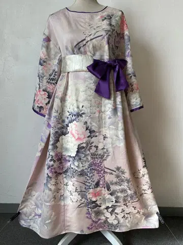 3201 기모노 리메이크 드레스 원피스