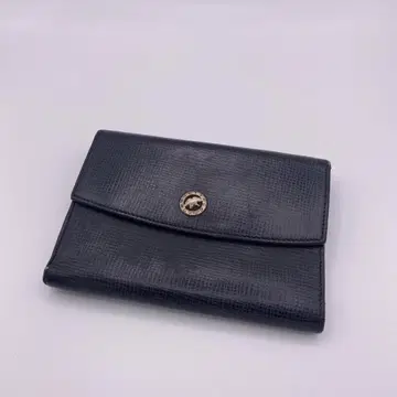 HUNTING WORLD 헌팅월드 2단 접이식 지갑 가죽 블랙