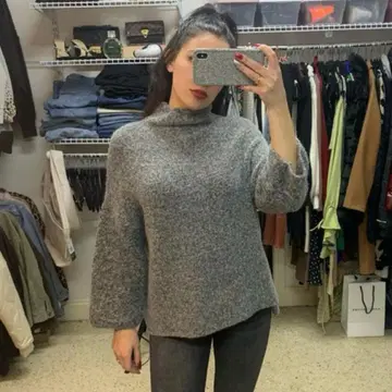 ZARA*ITALIAN YARN 하이넥 니트