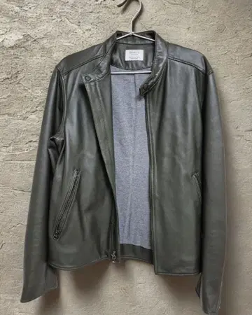 EDIFICE 에디피스 시어링 가죽 양가죽 싱글 라이더 사이즈 50L