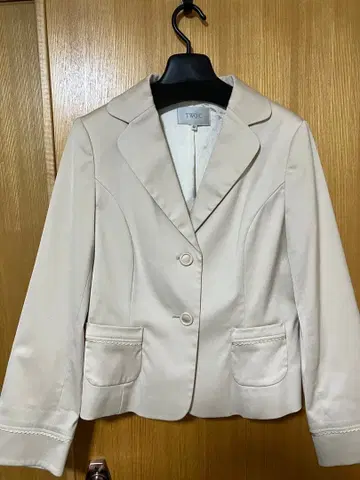 TWO:C 정장 세트 크림색