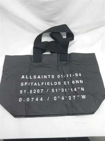 올세인츠 스피탈필드 토트백 블랙 계열 대용량