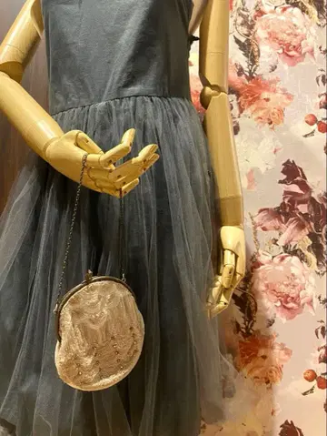 프랑스 앤티크 비즈 백