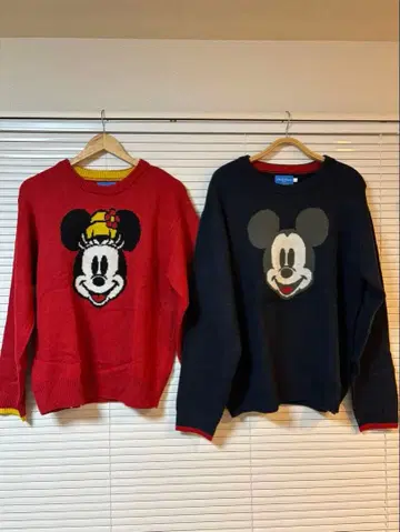 완판템 Disney 디즈니 니트 커플룩