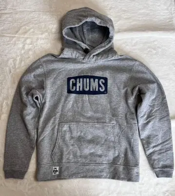 CHUMS 후드 부착 후드티 그레이 사이즈 S