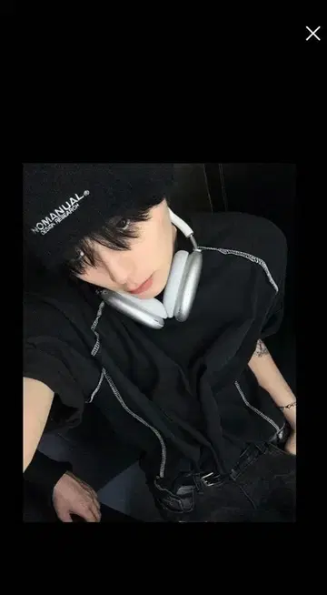 [ COSYHARU ] 코시하루 반팔T셔츠 블랙 한국제 한국 코디