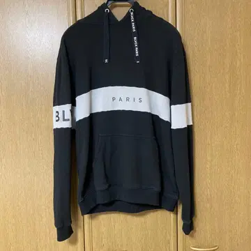 BLVCK PARIS 후드 부착 후드티 S 사이즈 블랙